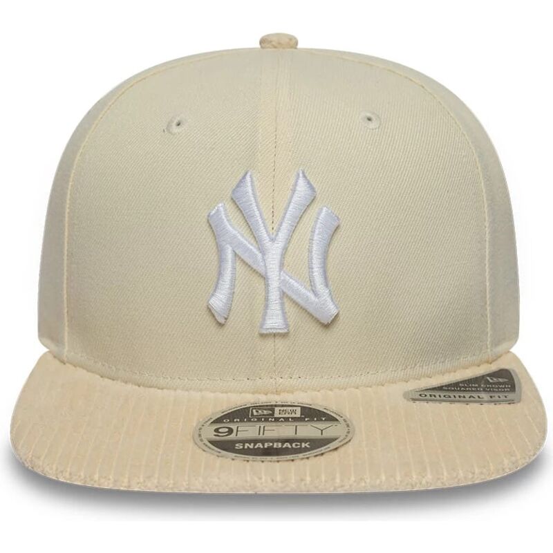 casquette-plate-beige-snapback-9fifty-cord-visor-new-york-yankees-mlb-new-era