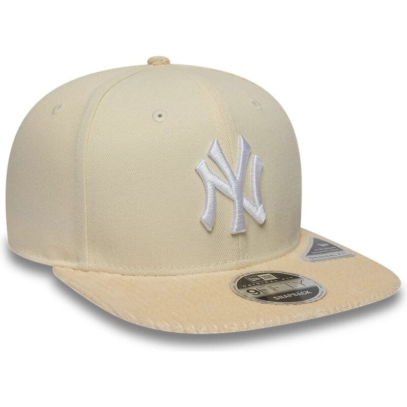 casquette-plate-beige-snapback-9fifty-cord-visor-new-york-yankees-mlb-new-era