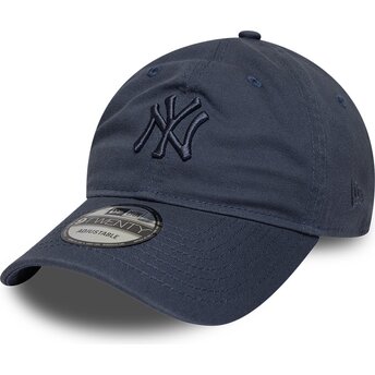 Mützen gebogen blau verstellbares band 9TWENTY Washed Midi der New York Yankees MLB von New Era
