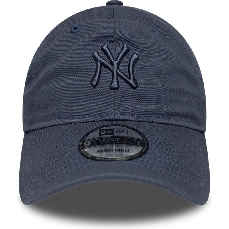casquette-courbee-bleue-ajustable-avec-logo-bleu-9twenty-washed-midi-logo-new-york-yankees-mlb-new-era casquette-courbee-bleue-ajustable-avec-logo-bleu-9twenty-washed-midi-logo-new-york-yankees-mlb-new-era