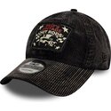 casquette-courbee-noire-ajustable-9twenty-patch-acid-cord-hot-rods-new-era