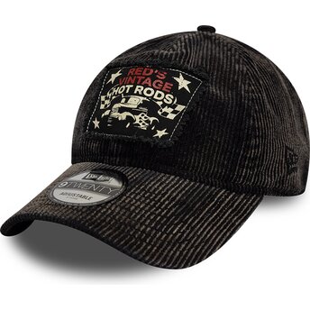 Mützen gebogen schwarz verstellbares band 9TWENTY Patch Acid Cord Hot Rods von New Era