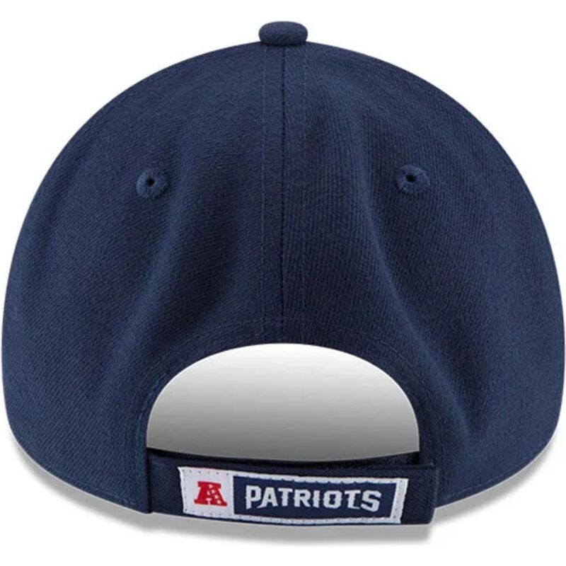 marineblaue-verstellbare-curved-cap-9forty-the-league-der-new-england-patriots-nfl-von-new-era