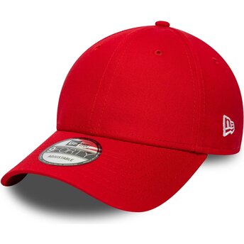 Mützen gebogen rot verstellbares band 9FORTY Basic Flag von New Era