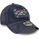 casquette-courbee-bleue-marine-ajustable-9twenty-patch-acid-cord-new-era
