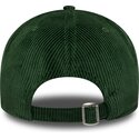 casquette-courbee-verte-ajustable-9twenty-a-frame-cord-script-los-angeles-dodgers-mlb-new-era