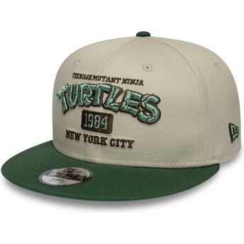 Mützen flach grün snapback für Kinder 9FIFTY der Tortugas Ninja von New Era