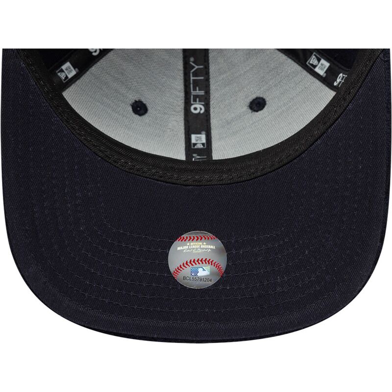 casquette-plate-bleue-marine-snapback-9fifty-cord-visor-los-angeles-dodgers-mlb-new-era