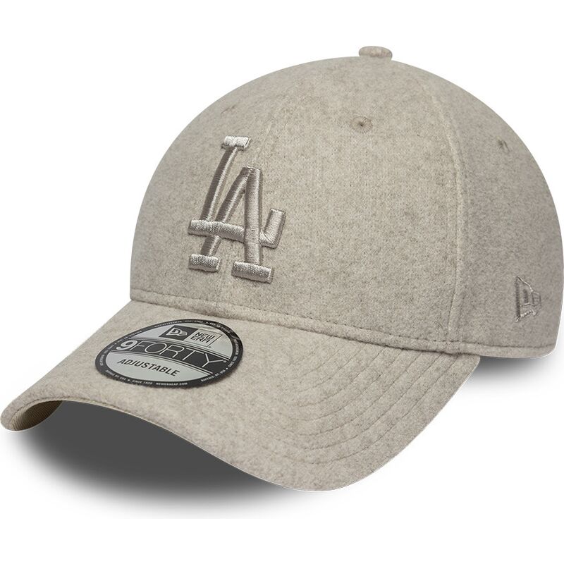 casquette-courbee-beige-snapback-avec-logo-beige-9forty-winter-los-angeles-dodgers-mlb-new-era