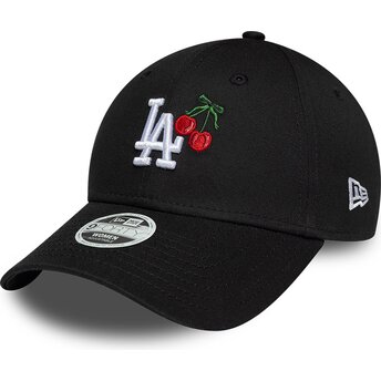 Mützen gebogen schwarz verstellbares band 9FORTY Fruit Icon Cherry der Los Angeles Dodgers MLB von New Era
