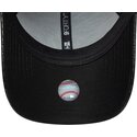 casquette-courbee-noire-snapback-avec-logo-noir-9forty-pu-weave-new-york-yankees-mlb-new-era