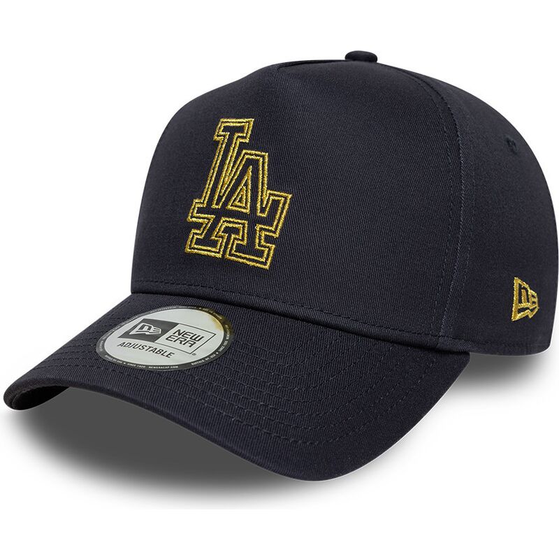 casquette-courbee-bleue-marine-snapback-avec-logo-dore-e-frame-metallic-outline-los-angeles-dodgers-mlb-new-era casquette-courbee-bleue-marine-snapback-avec-logo-dore-e-frame-metallic-outline-los-angeles-dodgers-mlb-new-era
