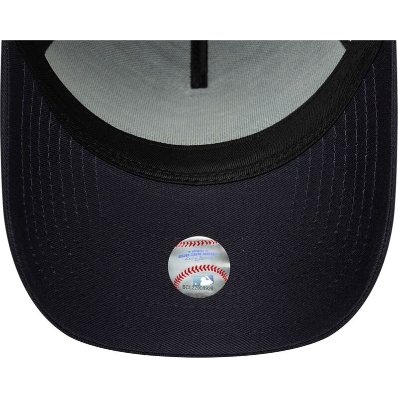 mutzen-gebogen-marineblau-snapback-9forty-dorado-e-frame-metallic-outline-der-los-angeles-dodgers-mlb-von-new-era