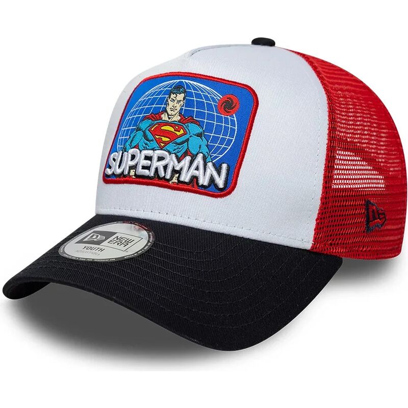 mutzen-gebogen-mehrfarbig-snapback-fur-kinder-a-frame-patch-der-superman-dc-comics-von-new-era