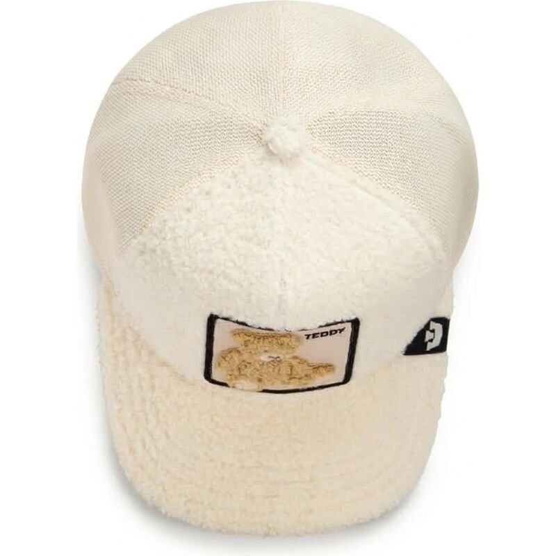 mutzen-gebogen-beige-snapback-der-teddy-double-stuffed-the-farm-goorin-bros