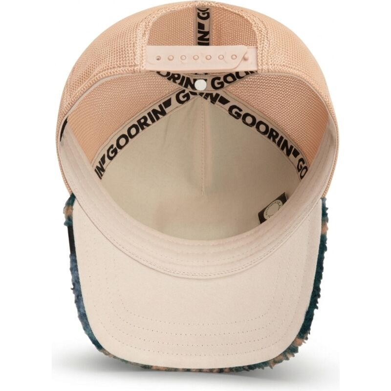 casquette-trucker-verte-et-beige-lapin-en-peluche-bunny-double-stuffed-the-farm-goorin-bros casquette-trucker-verte-et-beige-lapin-en-peluche-bunny-double-stuffed-the-farm-goorin-bros