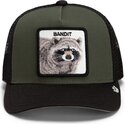 casquette-trucker-verte-et-noire-pour-enfant-raton-laveur-bandit-original-recipe-the-farm-goorin-bros