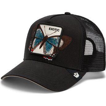 Casquette trucker noire papillon Over the Line Butterfly Out Of Bounds Exotic The Farm Goorin Bros.