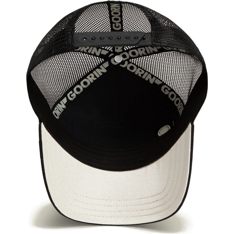 casquette-trucker-noire-papillon-over-the-line-butterfly-out-of-bounds-exotic-the-farm-goorin-bros