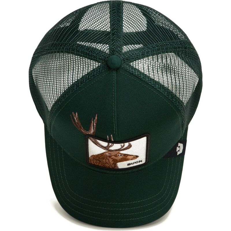 casquette-trucker-verte-cerf-over-the-line-buck-out-of-bounds-the-farm-goorin-bros