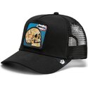 casquette-trucker-noire-crane-cancelled-skull-pop-art-strikes-back-the-farm-goorin-bros