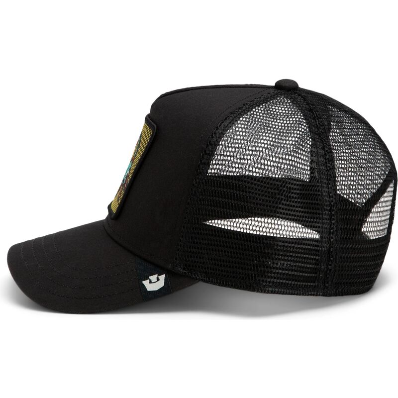 mutzen-gebogen-schwarz-snapback-deadly-scorpion-pop-art-strikes-back-the-farm-goorin-bros