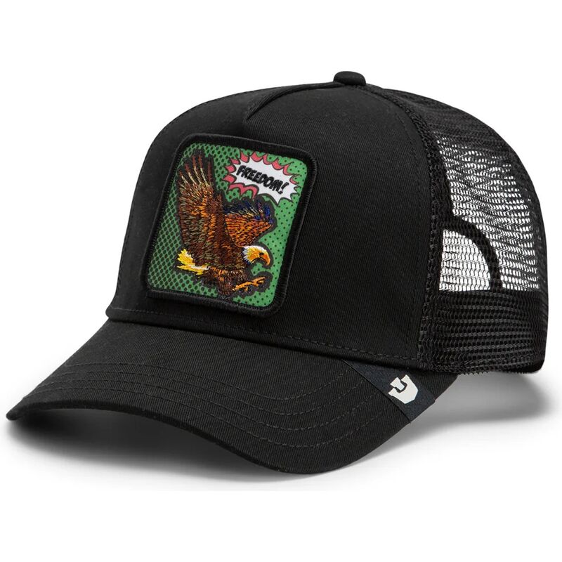 mutzen-gebogen-schwarz-snapback-freedom-eagle-pop-art-strikes-back-the-farm-goorin-bros mutzen-gebogen-schwarz-snapback-freedom-eagle-pop-art-strikes-back-the-farm-goorin-bros