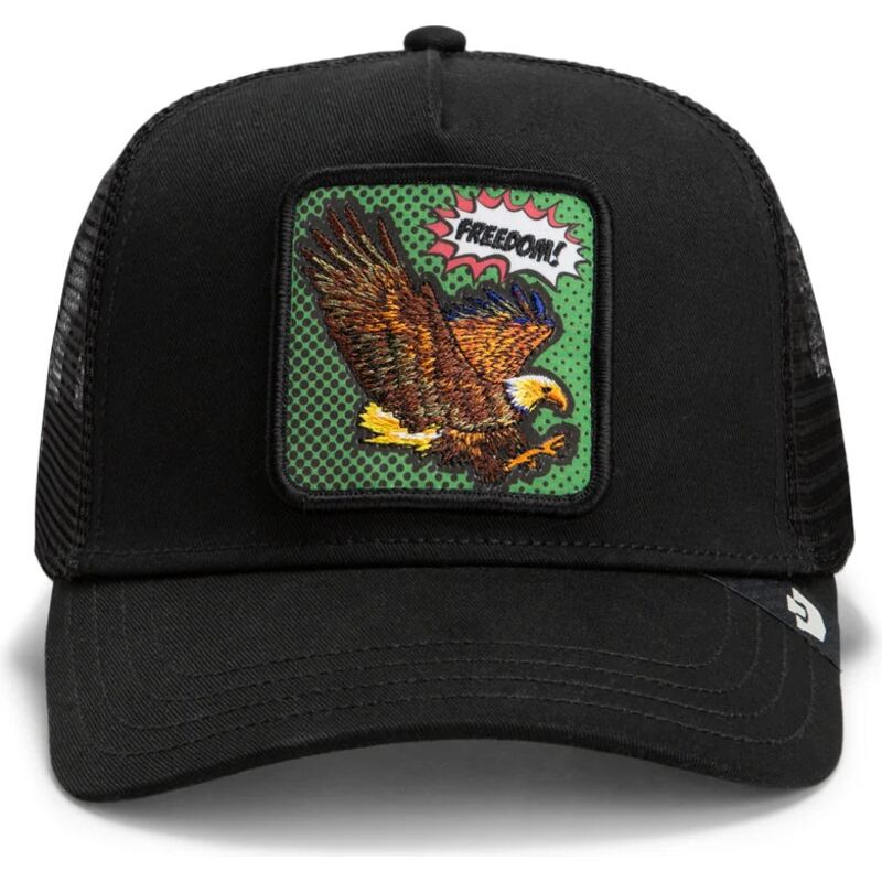 mutzen-gebogen-schwarz-snapback-freedom-eagle-pop-art-strikes-back-the-farm-goorin-bros mutzen-gebogen-schwarz-snapback-freedom-eagle-pop-art-strikes-back-the-farm-goorin-bros