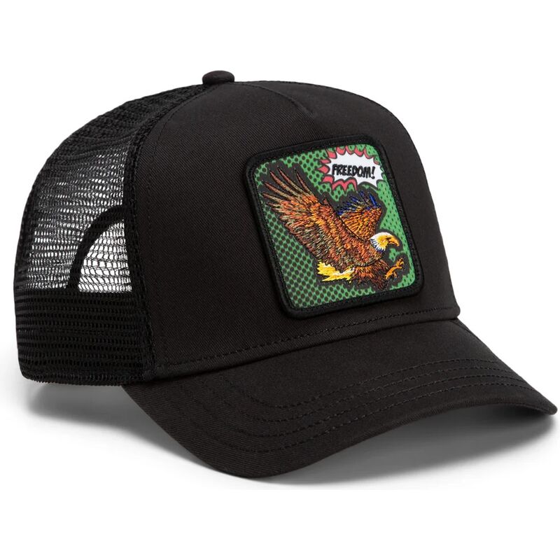 mutzen-gebogen-schwarz-snapback-freedom-eagle-pop-art-strikes-back-the-farm-goorin-bros mutzen-gebogen-schwarz-snapback-freedom-eagle-pop-art-strikes-back-the-farm-goorin-bros