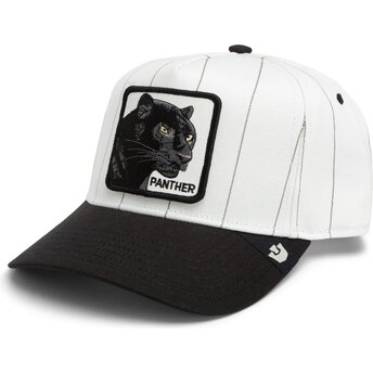 Casquette courbée grise et noire snapback panthère Pinstripe Panther Playmakers The Farm Goorin Bros.