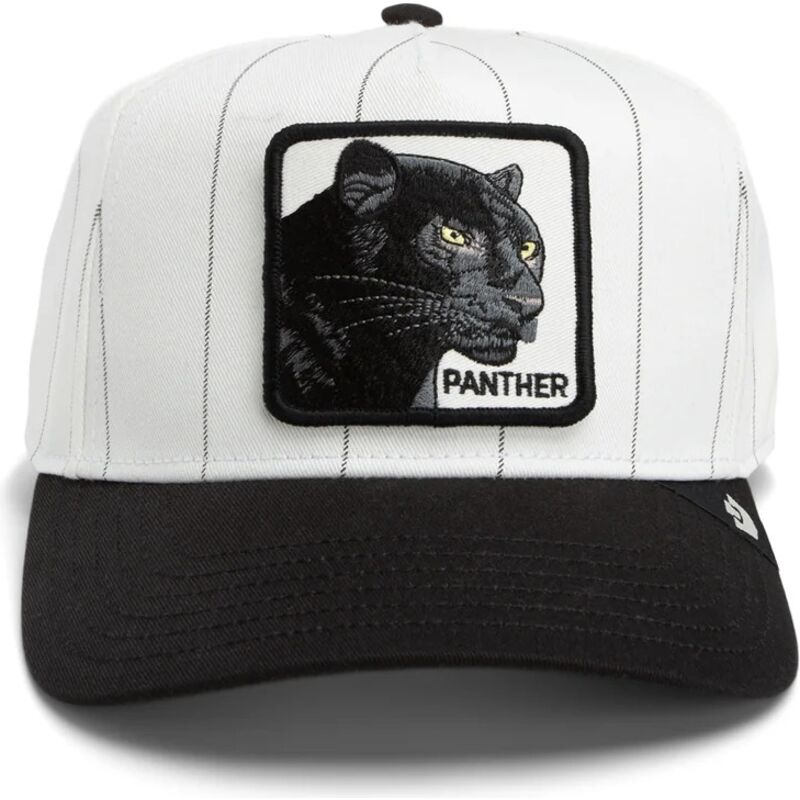 casquette-courbee-grise-et-noire-snapback-panthere-pinstripe-panther-playmakers-the-farm-goorin-bros casquette-courbee-grise-et-noire-snapback-panthere-pinstripe-panther-playmakers-the-farm-goorin-bros