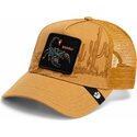 casquette-trucker-marron-scorpion-scorpion-badlands-deadly-the-farm-goorin-bros