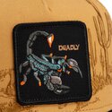 mutzen-gebogen-braun-snapback-scorpion-badlands-deadly-the-farm-goorin-bros
