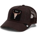 mutzen-gebogen-braun-snapback-skull-badlands-dead-the-farm-goorin-bros