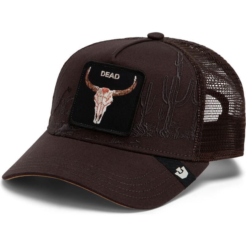 casquette-trucker-marron-boeuf-skull-badlands-dead-the-farm-goorin-bros