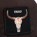 mutzen-gebogen-braun-snapback-skull-badlands-dead-the-farm-goorin-bros