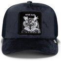 mutzen-gebogen-marineblau-snapback-velour-wise-ass-the-farm-goorin-bros