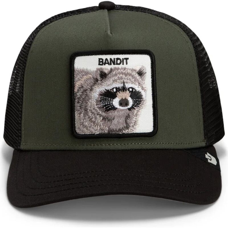 casquette-trucker-verte-et-noire-raton-laveur-bandit-original-recipe-the-farm-goorin-bros