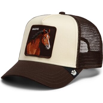 Casquette trucker marron et beige cheval Gaucho Original Recipe The Farm Goorin Bros.