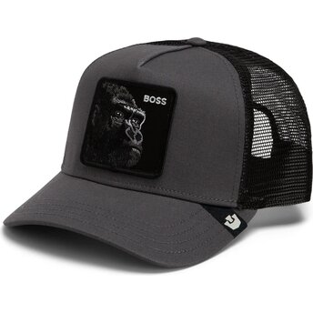Mützen gebogen grau snapback The Boss Original Recipe The Farm Goorin Bros.