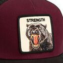 mutzen-gebogen-rot-snapback-strength-panther-original-recipe-the-farm-goorin-bros