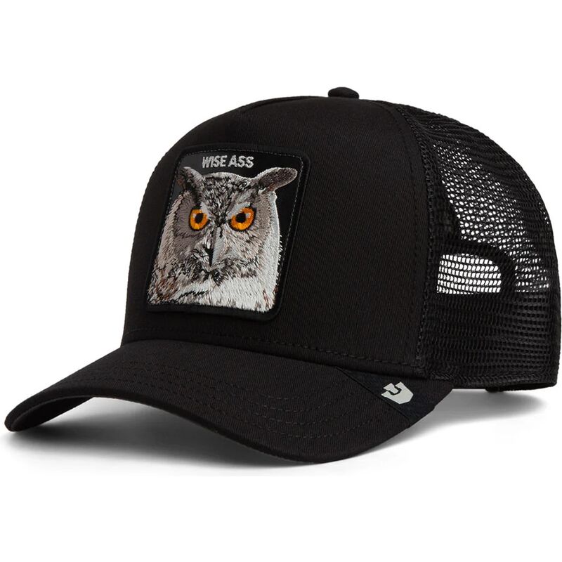 casquette-trucker-noire-hibou-wise-ass-original-recipe-the-farm-goorin-bros
