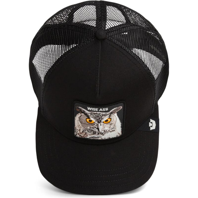 casquette-trucker-noire-hibou-wise-ass-original-recipe-the-farm-goorin-bros