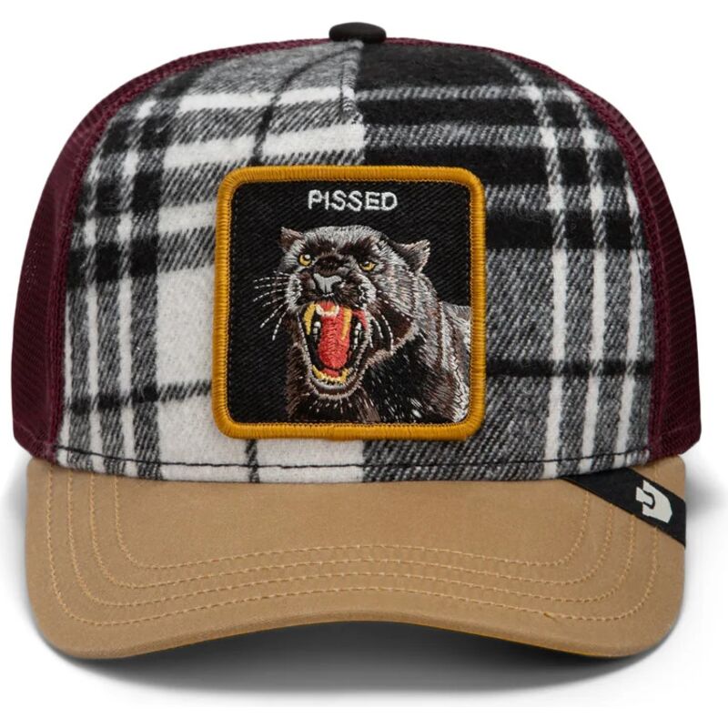 casquette-trucker-multicolore-panthere-brit-panther-check-mate-pissed-the-farm-goorin-bros