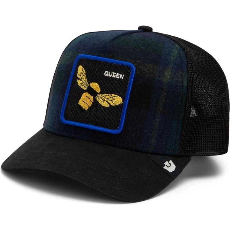 mutzen-gebogen-mehrfarbig-snapback-brit-queen-check-mate-the-farm-goorin-bros