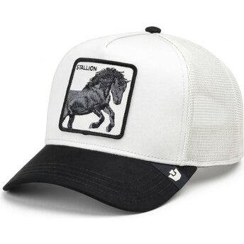 Mützen gebogen weiß snapback Digital Stallion Split Decision The Farm Goorin Bros.