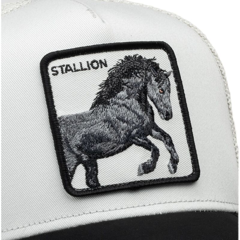 mutzen-gebogen-weiss-snapback-digital-stallion-split-decision-the-farm-goorin-bros