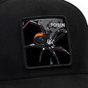 mutzen-gebogen-schwarz-snapback-black-out-spider-blackened-metallic-poison-the-farm-goorin-bros