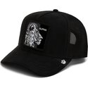 mutzen-gebogen-schwarz-snapback-black-out-lion-blackened-metallic-alpha-the-farm-goorin-bros