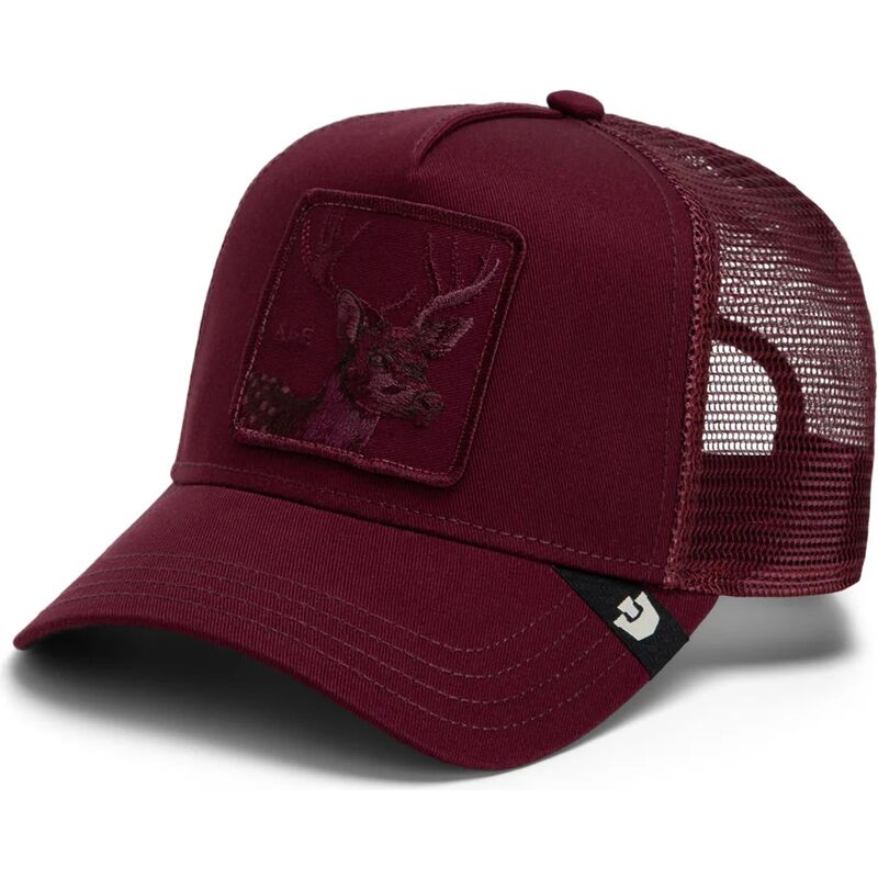 casquette-trucker-grenat-cerf-tonal-bae-full-intent-the-farm-goorin-bros